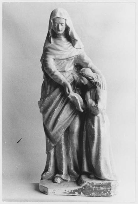 groupe sculpté : Éducation de la Vierge