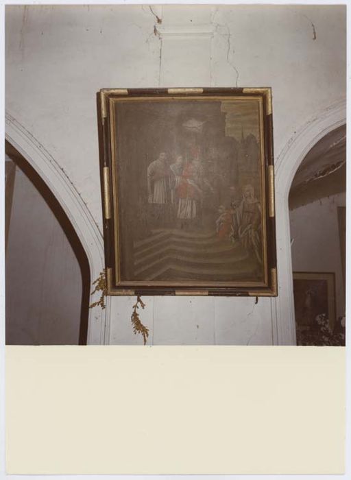 tableau et son cadre : Présentation de la Vierge au Temple