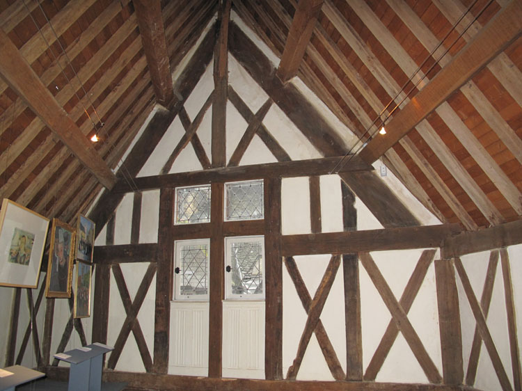 Intérieur : ferme de toit