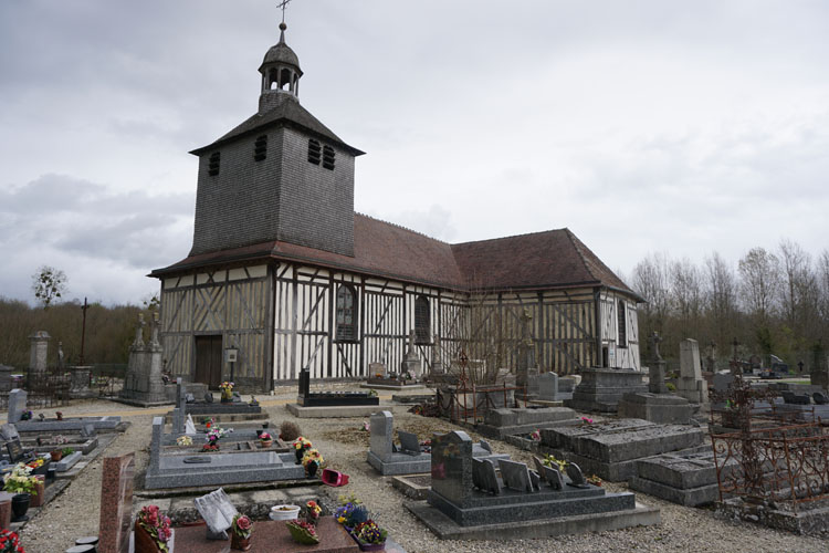 Façades sud et ouest, et cimetière