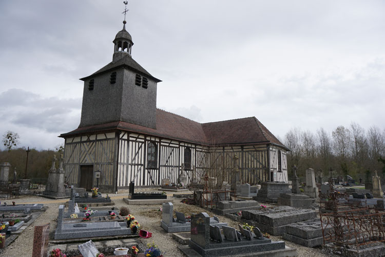 Façades sud et ouest, et cimetière