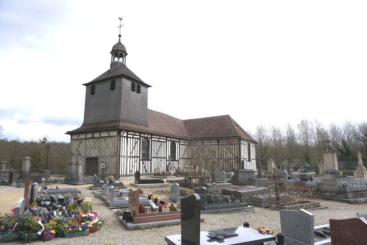 Façades sud et ouest, et cimetière