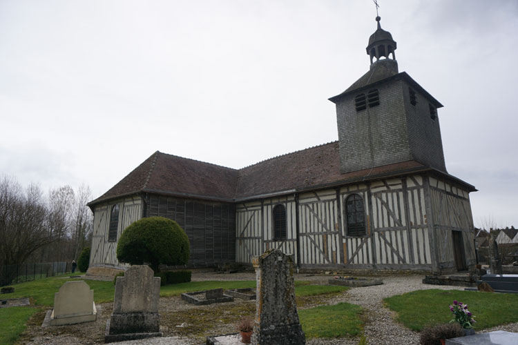 Façades nord et ouest, et cimetière