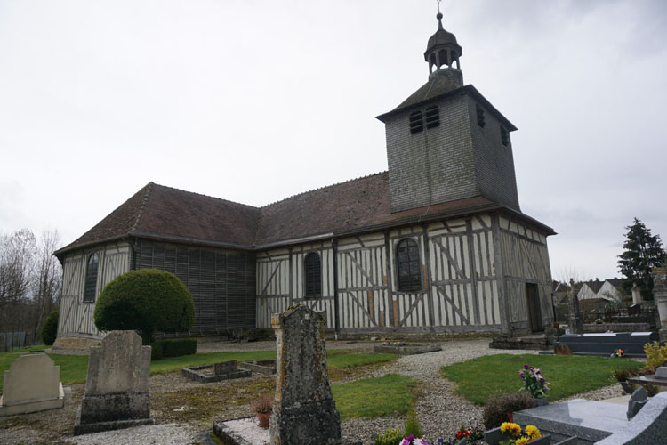 Façades nord et ouest, et cimetière