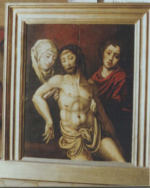 tableau (panneau peint) : la Déposition de croix