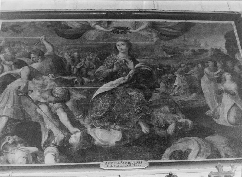 Tableau : le Martyre de sainte Ursule