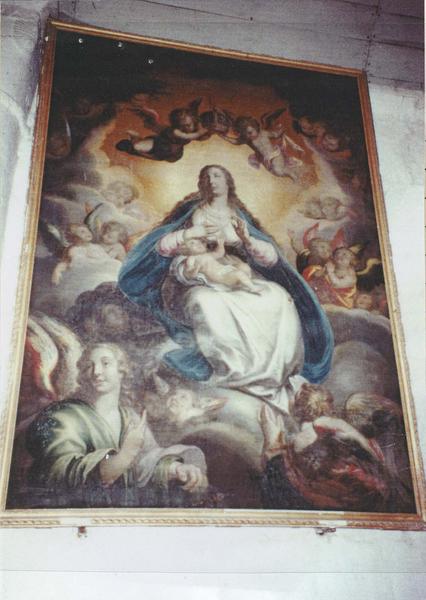 tableau : le Couronnement de la Vierge