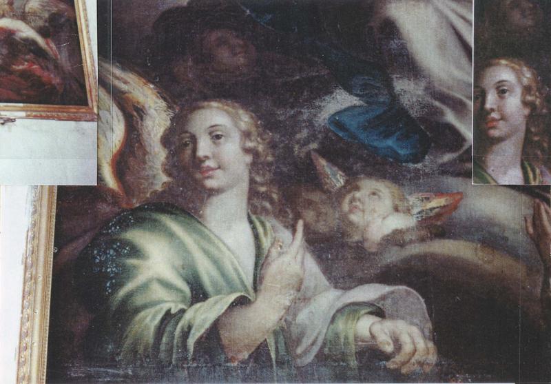 tableau : le Couronnement de la Vierge