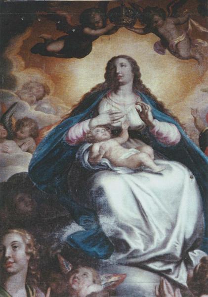 Tableau : le Couronnement de la Vierge