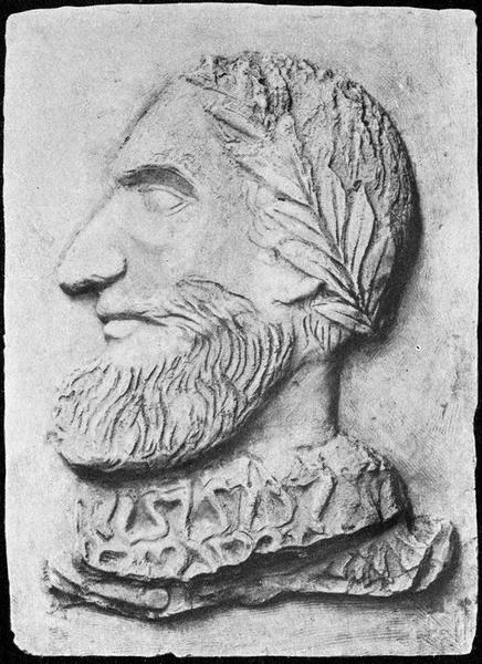 bas-relief (moulage) : François 1er, vue générale