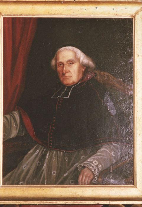 tableau : portrait de François Bourdin, chanoine