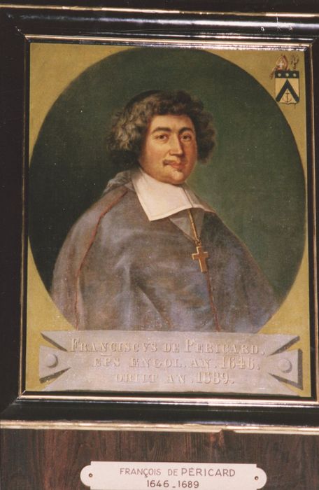 tableau : portrait de l'évêque François de Péricard, évêque d'Angoulême