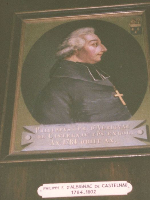 tableau : portrait de Philippe F. d'Albignac de Castelnau, évêque d'Angoulême