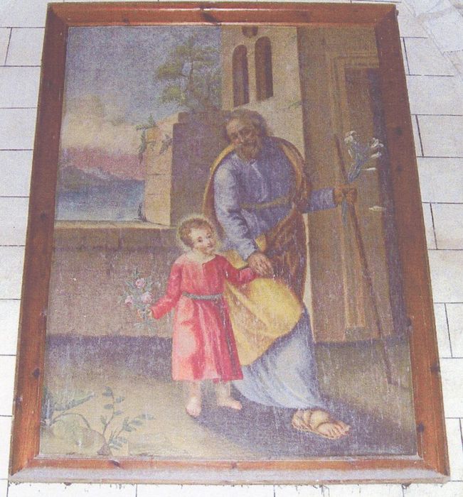 tableau : saint Joseph et l'Enfant (photocopie numérisée) 