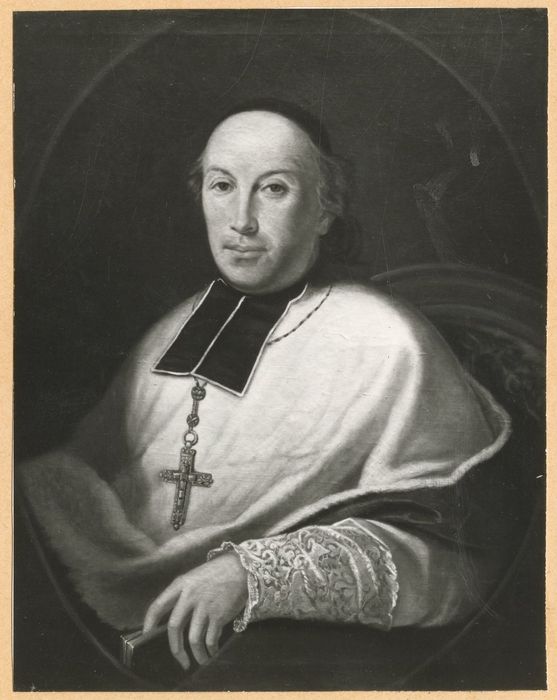 tableau : portrait d'évêque