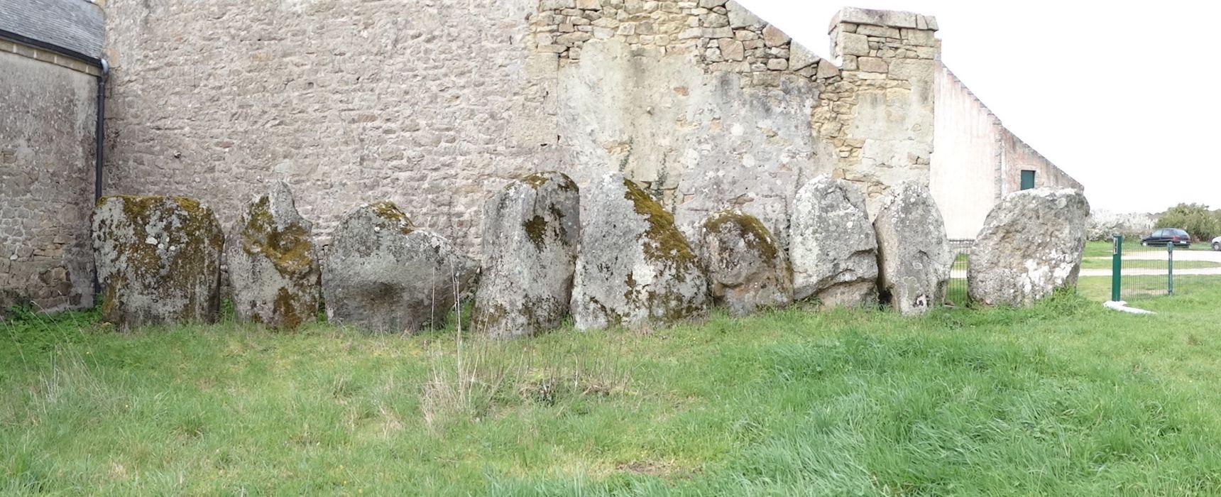 Menhirs de l'enceinte du Ménec : Vue partielle du site 