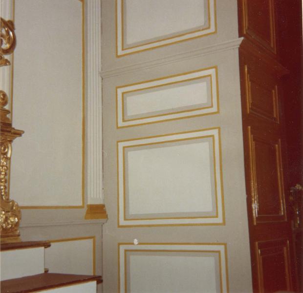 autel, détail de lambris