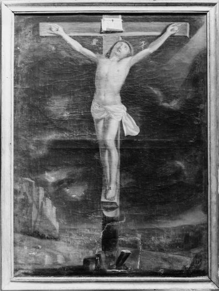 tableau : Christ en croix - © Ministère de la Culture (France), Médiathèque du patrimoine et de la photographie (objets mobiliers), tous droits réservés