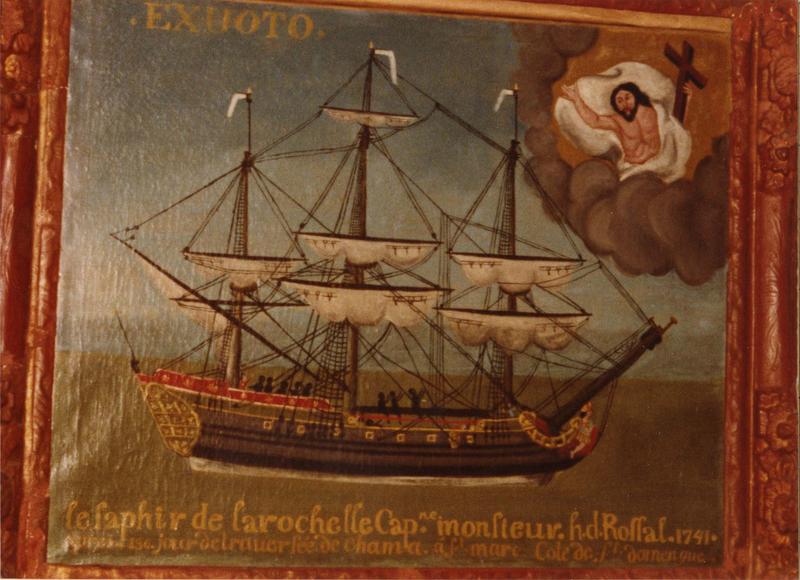 ex-voto, tableau : le saphir de la Rochelle