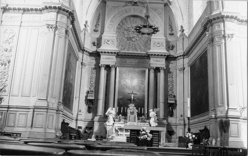 retable, lambris de revêtement (retable architecturé), du maître-autel