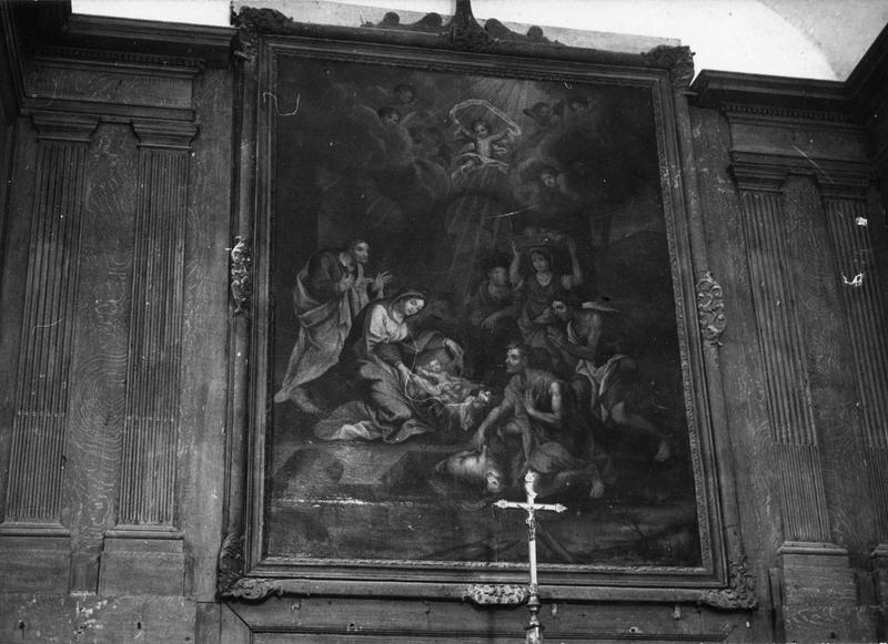 tableau, cadre : l' Adoration des bergers - © Ministère de la Culture (France), Médiathèque du patrimoine et de la photographie (objets mobiliers), tous droits réservés
