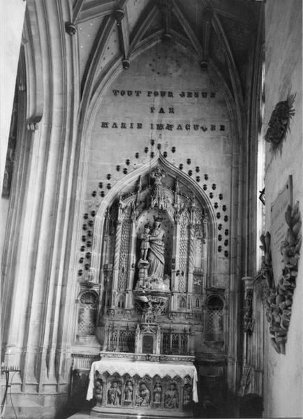 autel et retable - © Ministère de la Culture (France), Médiathèque du patrimoine et de la photographie (objets mobiliers), tous droits réservés
