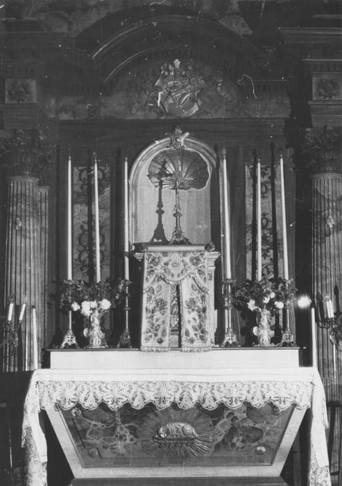 maître-autel, retable et tabernacle à exposition