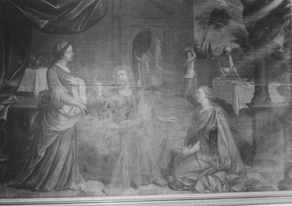 tableau : le Repas de Jésus chez Marthe et Marie