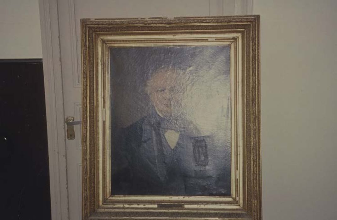 tableau et son cadre : Portrait du Docteur Dubois-Meynardie