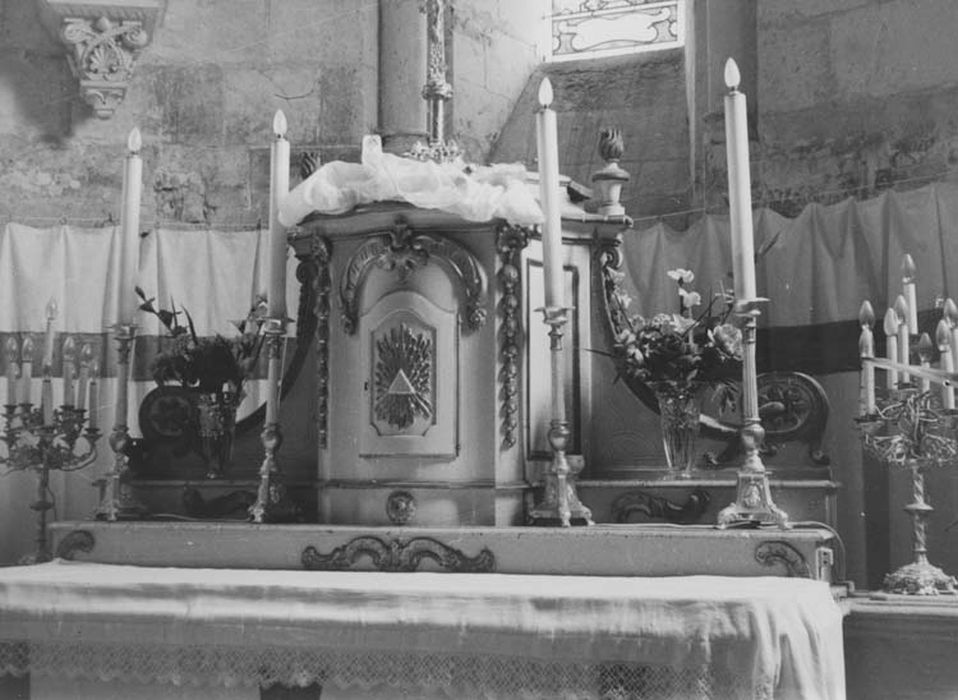 maître-autel, tabernacle à exposition