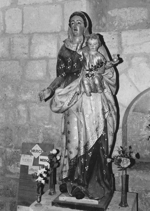 statue : Vierge à l'Enfant dite Notre Dame de Fontdouce