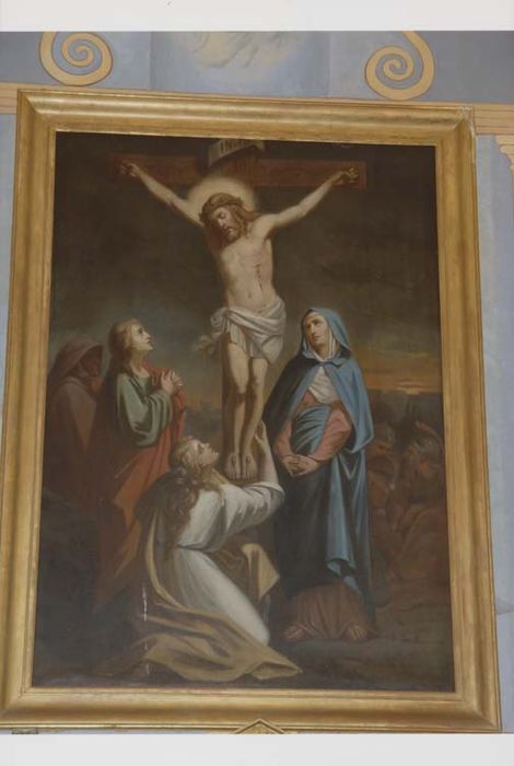 tableau et son cadre : La Crucifixion - © Ministère de la Culture (France), Médiathèque du patrimoine et de la photographie, diffusion GrandPalaisRmn Photo