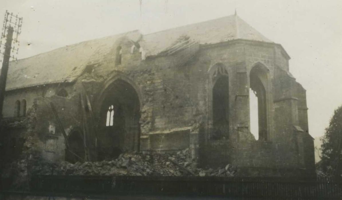 façade latérale sud, vue générale