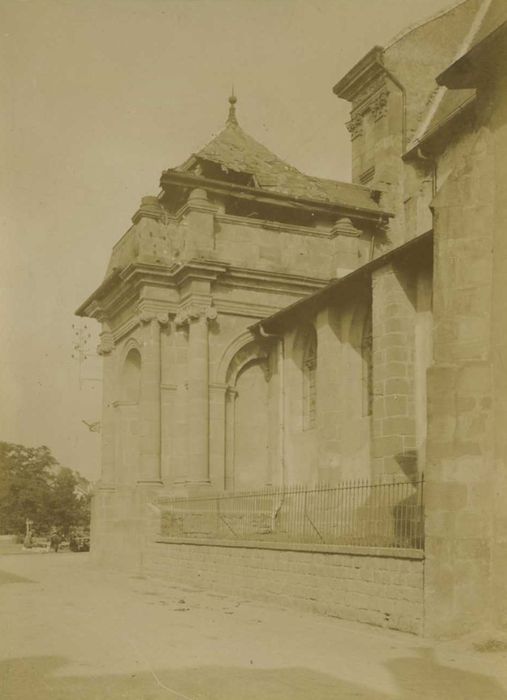 église abbatiale, tour sud (clocher), vue générale