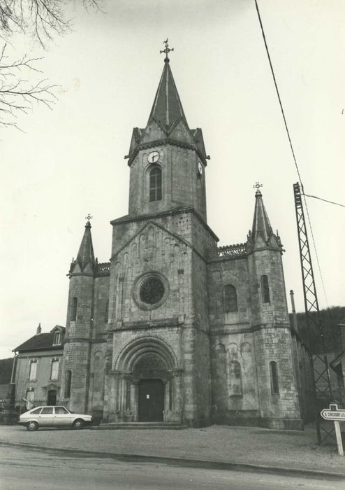 façade ouest, vue générale