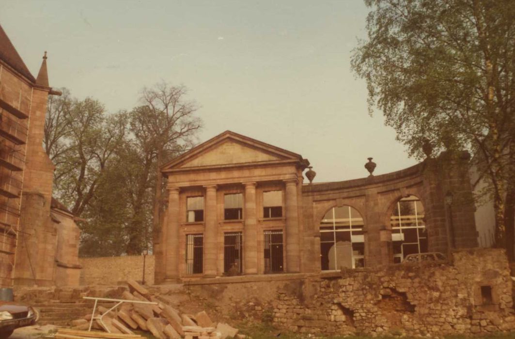 façade ouest, vue générale