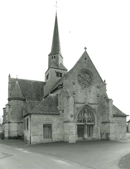 façade ouest, vue générale