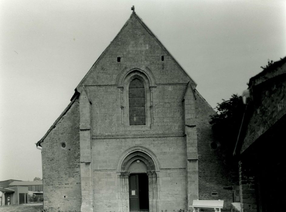 façade ouest, vue générale