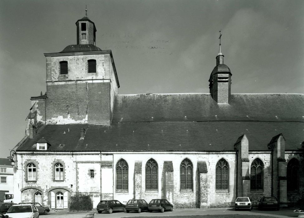 façade latérale sud, vue générale