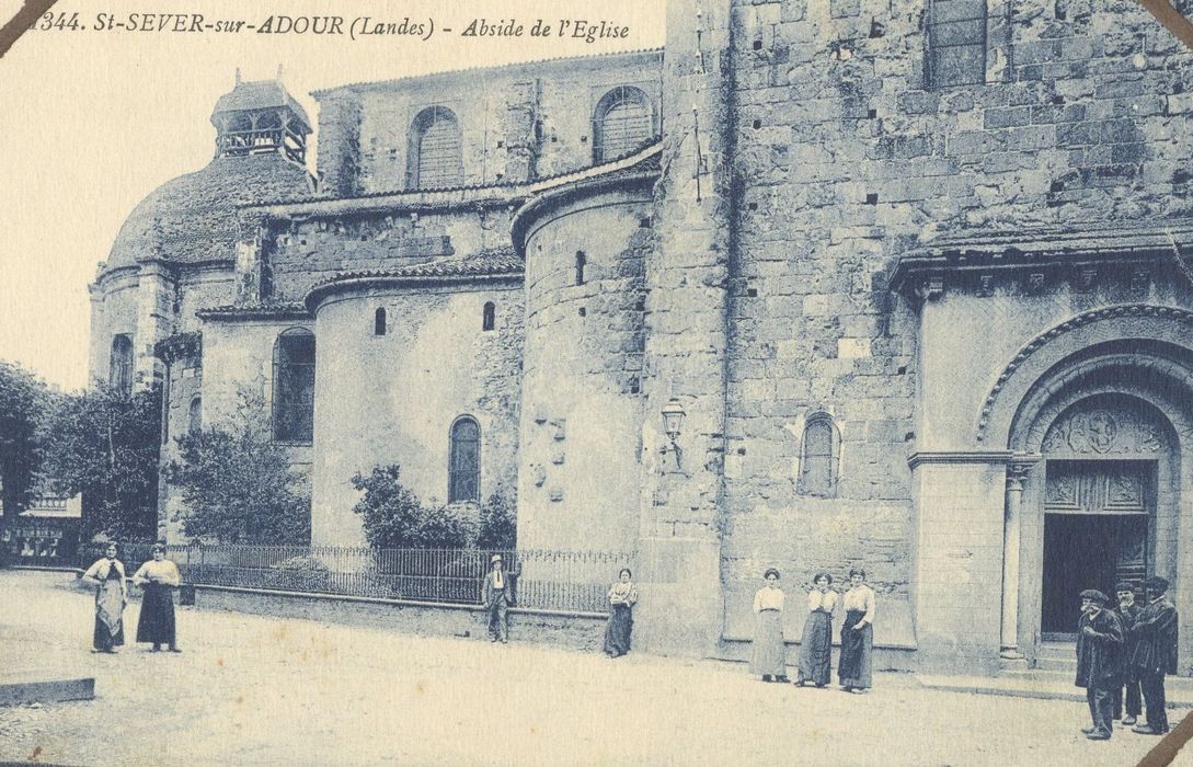 façade latérale nord, vue partielle