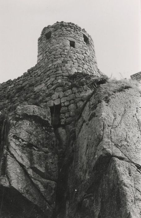 courtine d’entrée , détail de la maçonnerie