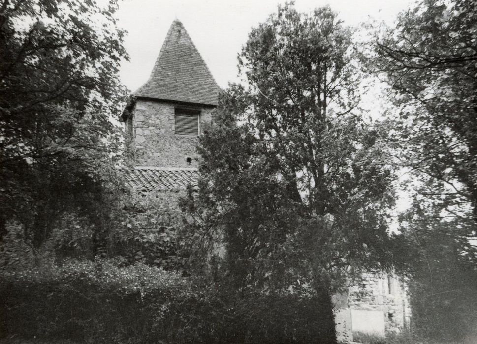 clocher, élévation nord, vue partielle