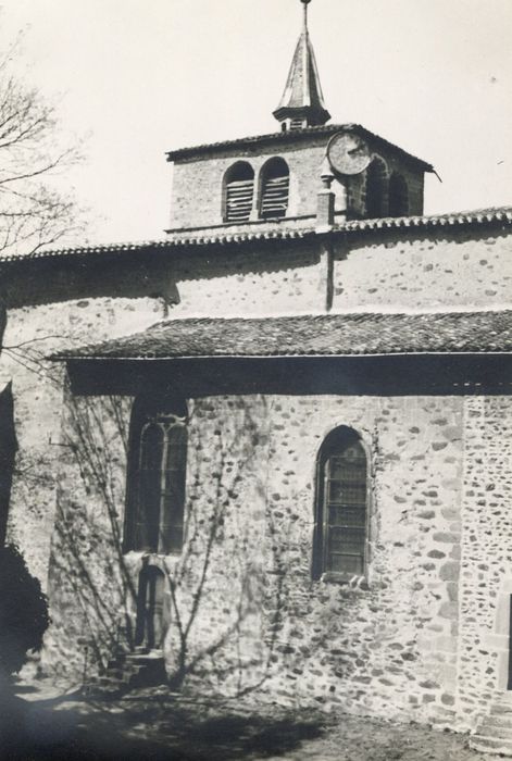 façade latérale sud, vue partielle