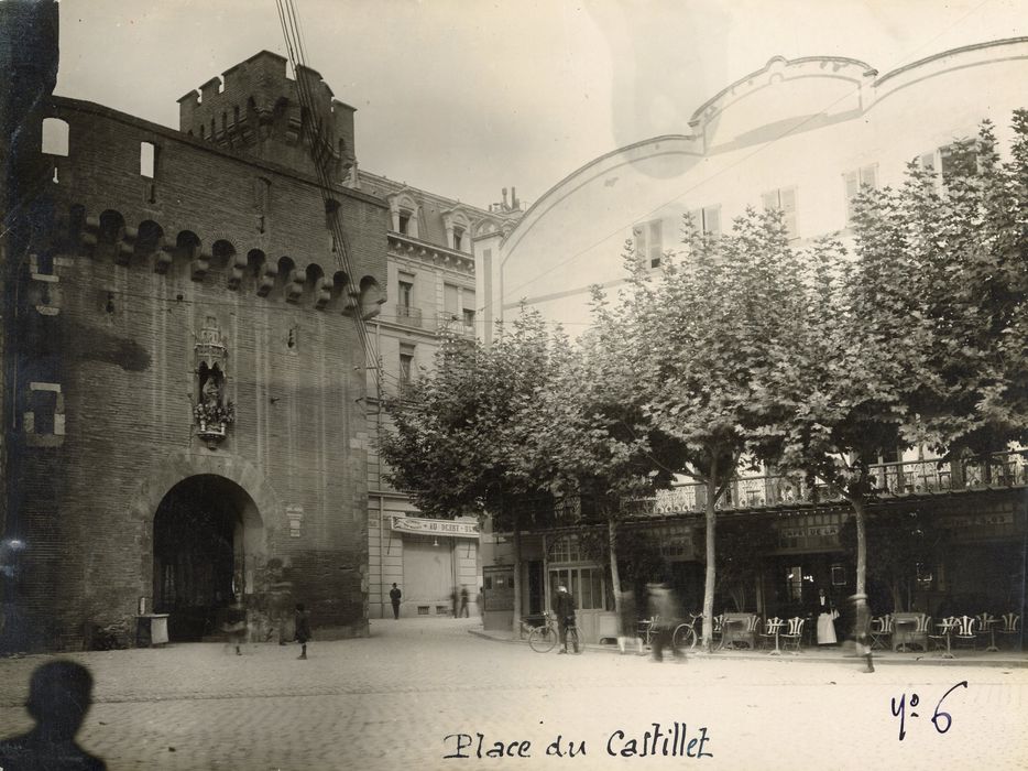 élévation sud-est, vue partielle