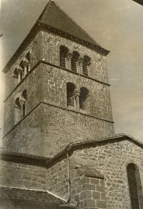 clocher, élévation sud et ouest