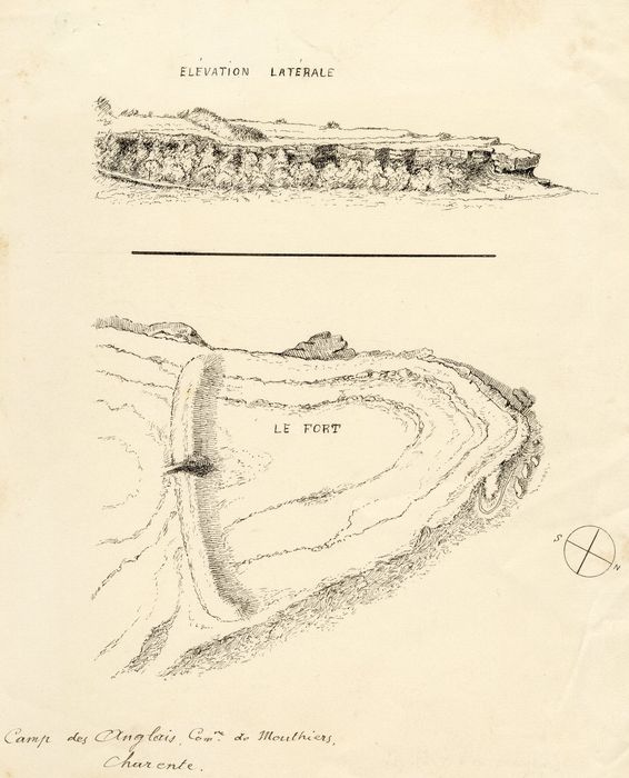 vue générale du site, élévation