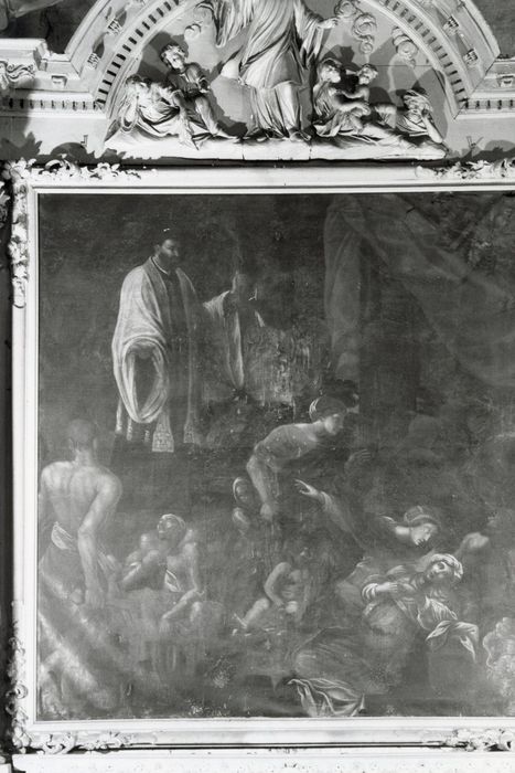 tableau : Saint François Xavier guérissant les pestiférés