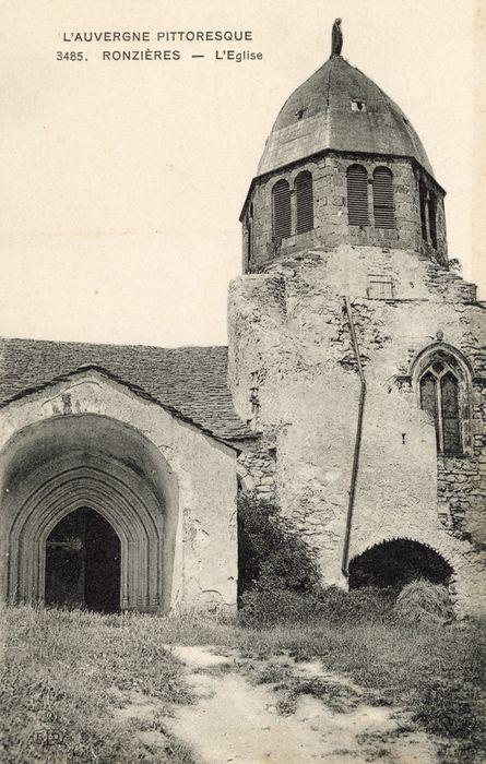 façade latérale sud, vue partielle