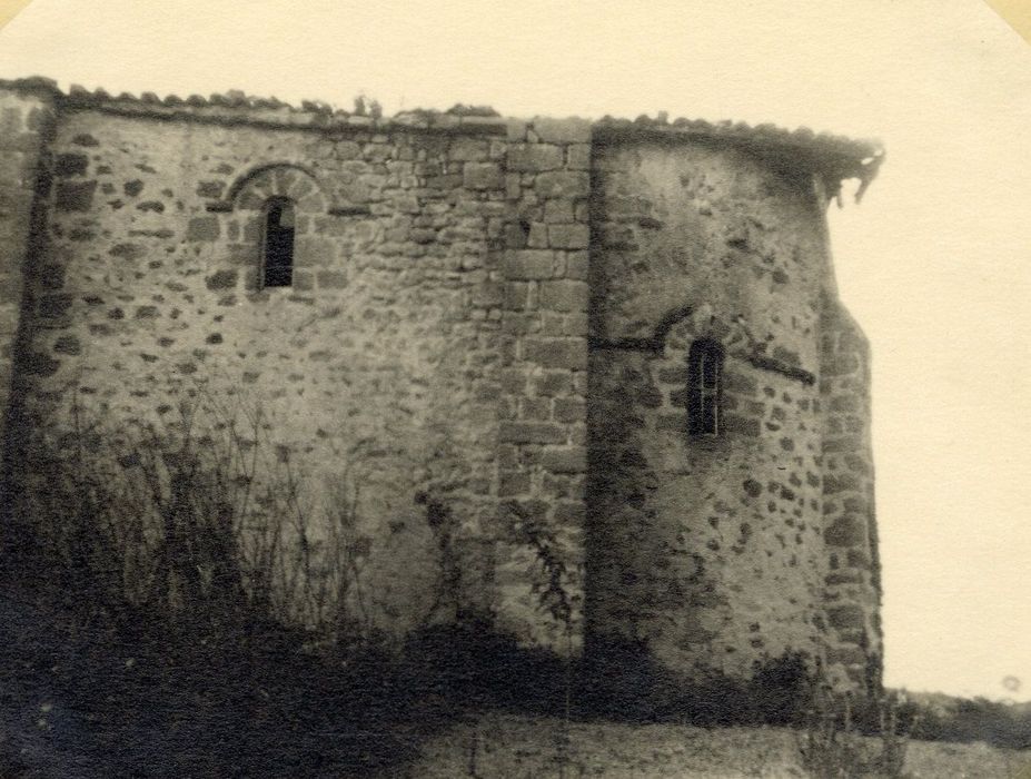 façade latérale sud, vue partielle