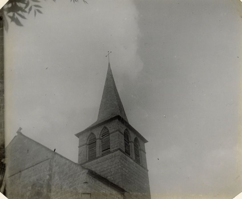 clocher, élévation sud et ouest